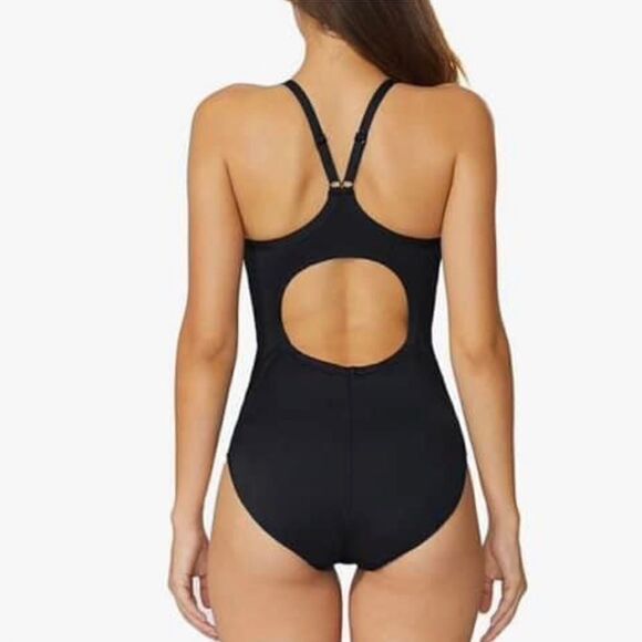 Baleaf Athletic Training One Piece Swimsuit, Black, Medium (36) m, NWT - Picture 6 of 6